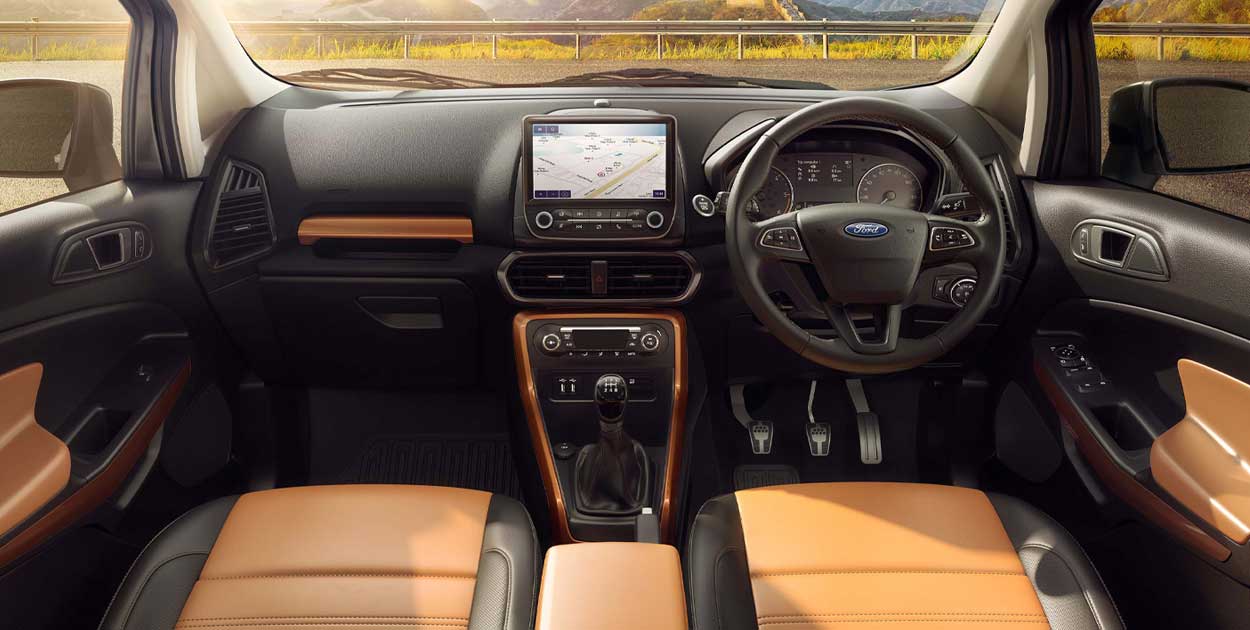 Ford EcoSport Cognac Stitch interior